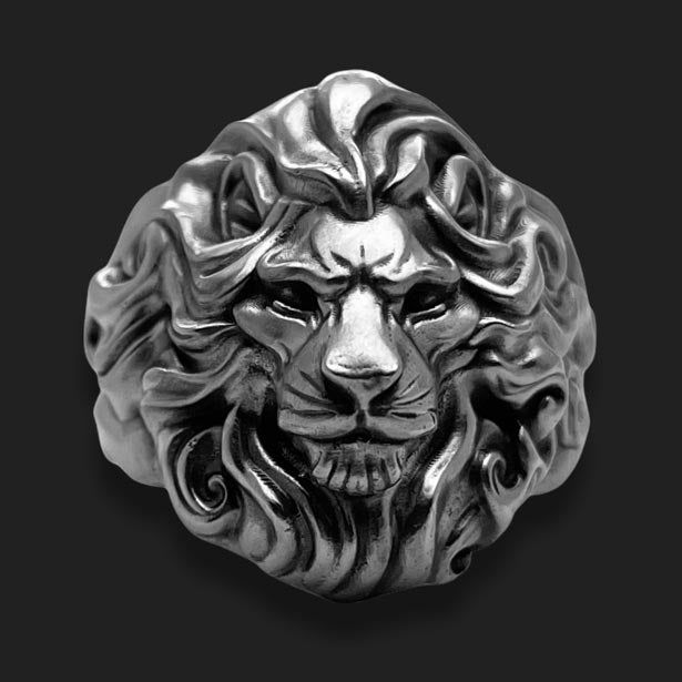 Bague Lion art deco / gothique